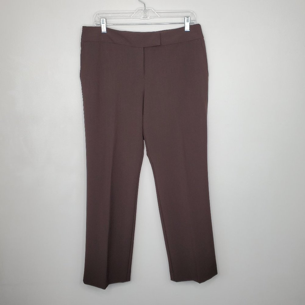 Covington Brown Dress Career Trouser Pants, NWOT, Size 12 Short